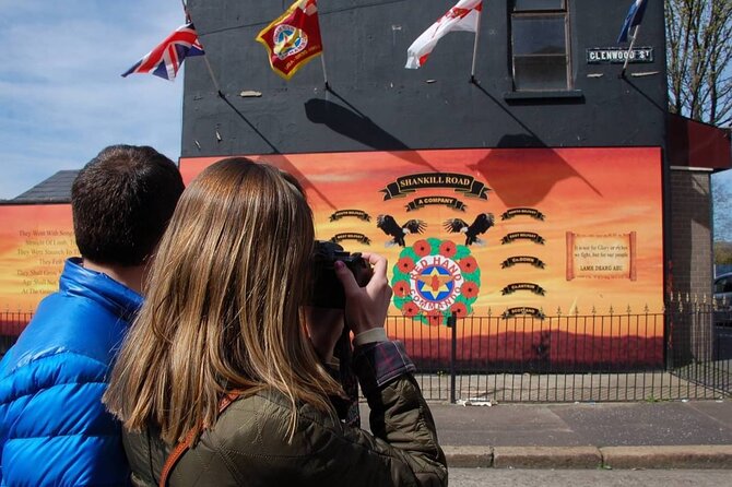 2 Hours Republican & Loyalist Mural Black Taxi Tour from Belfast - Falls Road Library and the Republican remembrance garden