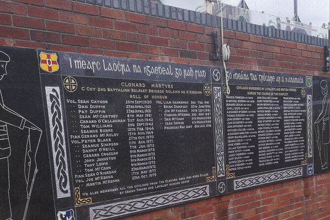 Belfast black taxi tours - Clonard Martyrs Memorial Garden