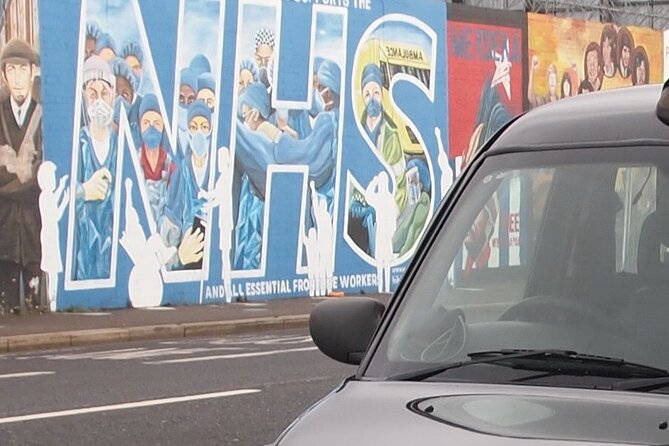 Black Taxi Mural "Tour Like A Local" - The Bobby Sands mural and the Falls Road in 40 minutes