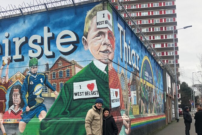 Black Taxi Tour of Belfast – Politics, Murals peace walls Tour - Starting on the Falls Road with murals and memories
