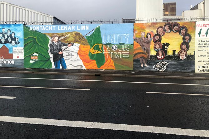 Black Taxi Tour of Belfast – Politics, Murals peace walls Tour - Bombay Street Memorial Garden and the cost of division