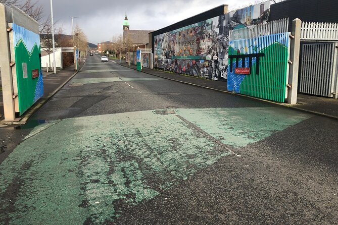 Black Taxi Tour of Belfast – Politics, Murals peace walls Tour - Clonard Monastery and the road toward agreement