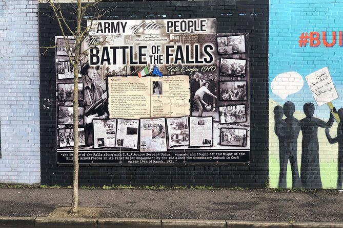 Black Taxi Tour of Belfast – Politics, Murals peace walls Tour - Robert’s personal approach and added material