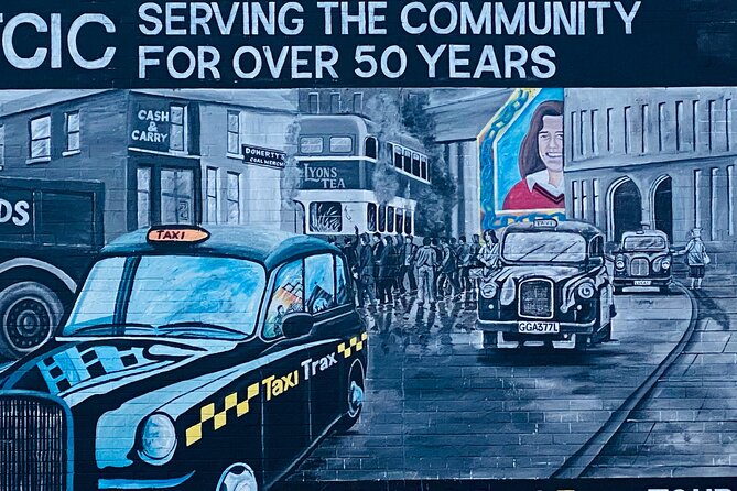 Discover Belfast with St. George's Market Minivan Tour - Divis Street murals and Belfast’s open-air political record
