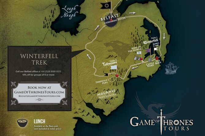 From Belfast: Game of Thrones Winterfell Locations Trek - Leaving Belfast at 8 a.m.