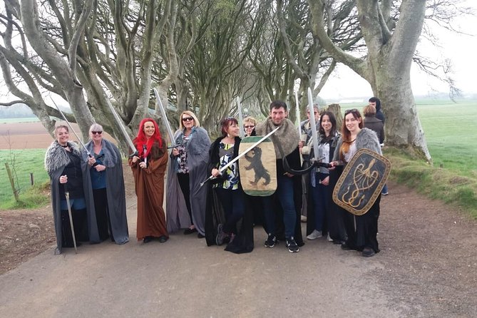 Game of Thrones Locations Tour including Westeros & Giant's Causeway - Dunluce Castle above the Atlantic