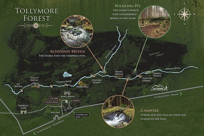 Game of Thrones - Tollymore Forest Trek - Tyrion and Jon’s campfire in the woods