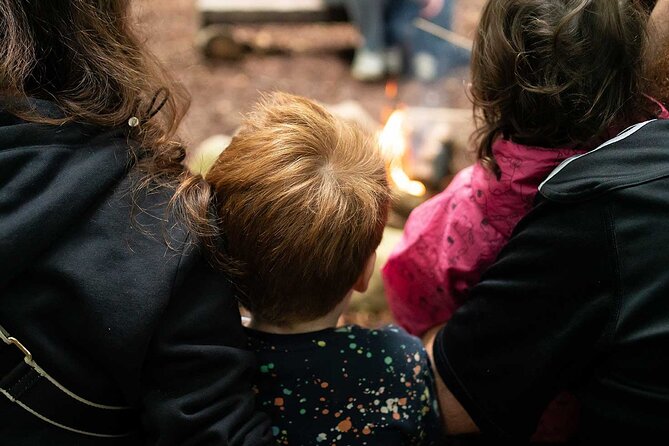 Muddy Tots Go Wild Forest School Ballynahinch County Down - The walk back and lakeside hot chocolate