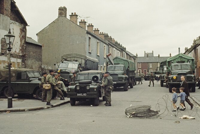 Private Belfast Troubles Cab Tour Adventure 2hrs Personal Guide - St Peter’s Cathedral and the Falls Road setting