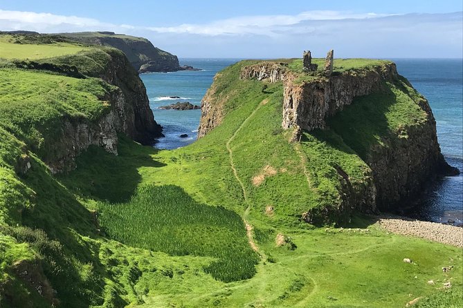 Shore Excursion Giants Causeway Private Tour - Dunluce Castle above the Antrim coast