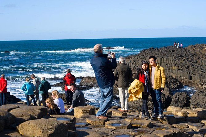 (Small Group) Shore Tour from Belfast: Giant's Causeway and Belfast Day Trip - Belfast from the minivan window